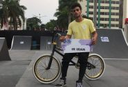حرکات نمایشی با دوچرخه BMX توسط نوید قاسمی / ویدیو